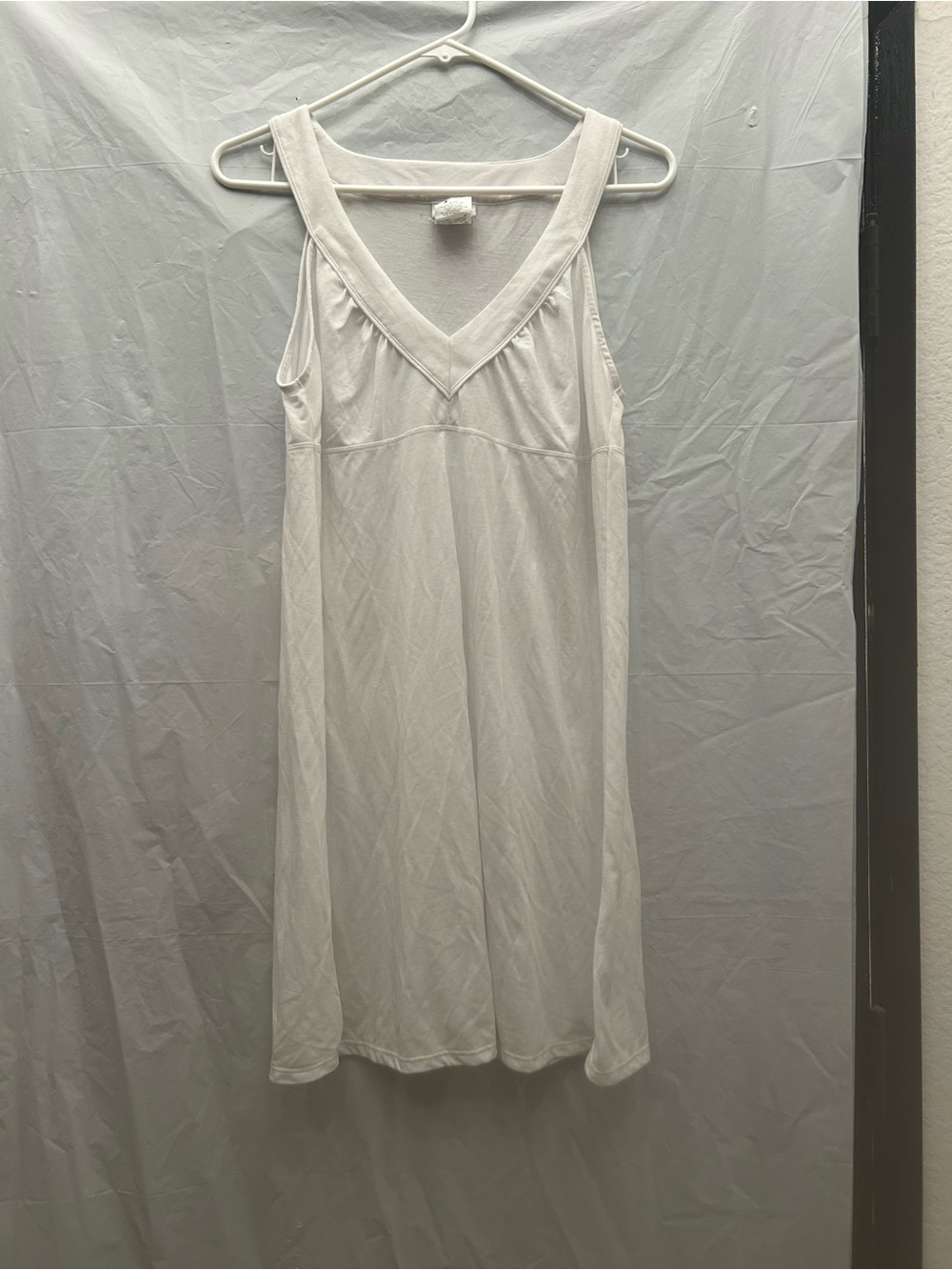 Speedo White V-Neck Midi Sundress/Cover Up Sz M NWWT